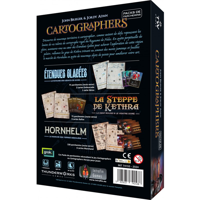 Cartographers : Pack de parchemins 2