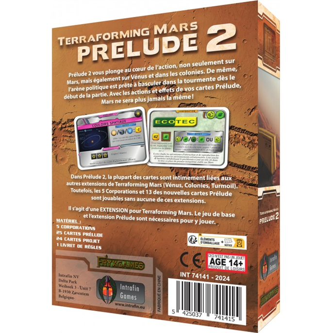 Terraforming Mars : Prélude 2