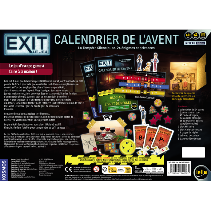 Exit : Calendrier de l'Avent - La Tempête Silencieuse
