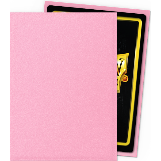 Protège-cartes : 63x88mm Matte Rose Dragon Shield - Lot de 100