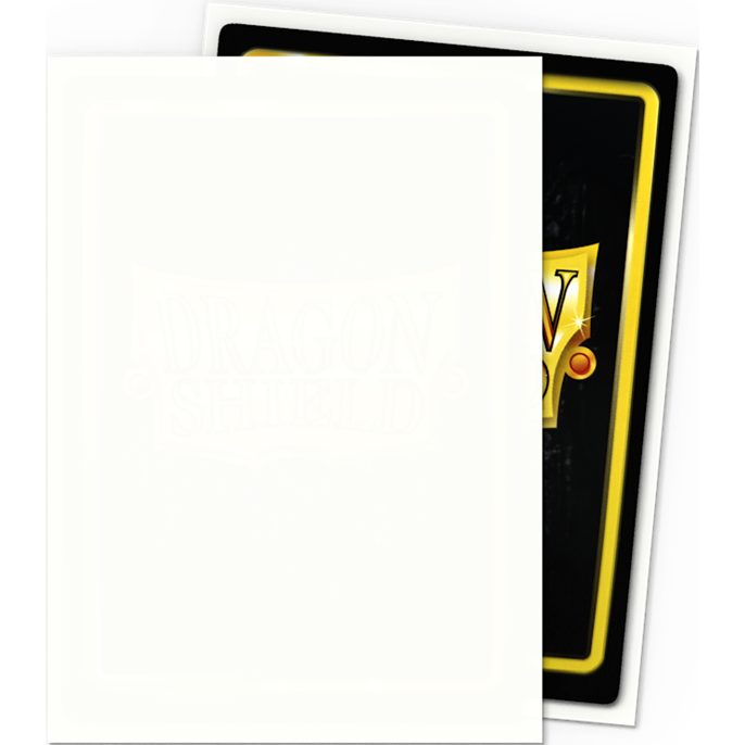 Protège-cartes : 63x88mm Matte Blanc Dragon Shield - Lot de 100