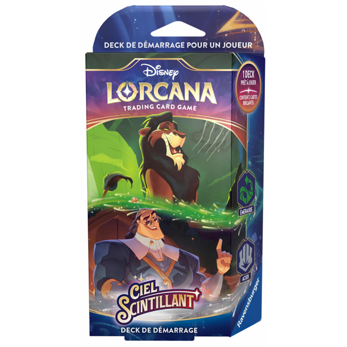 Lorcana : Ciel Scintillant - Starter Scar  et  Kronk