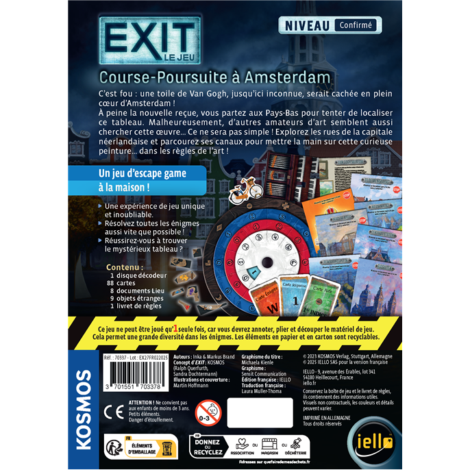 Exit : Course-Poursuite à Amsterdam