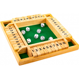 Shut The Box 10 : 4 joueurs