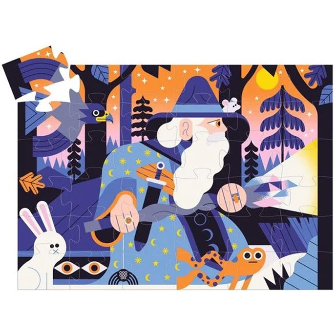 Puzzle : 36 pièces - Le magicien au sceptre de cristal