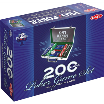 Malette de Poker : 200 jetons de 11,5g Tactic