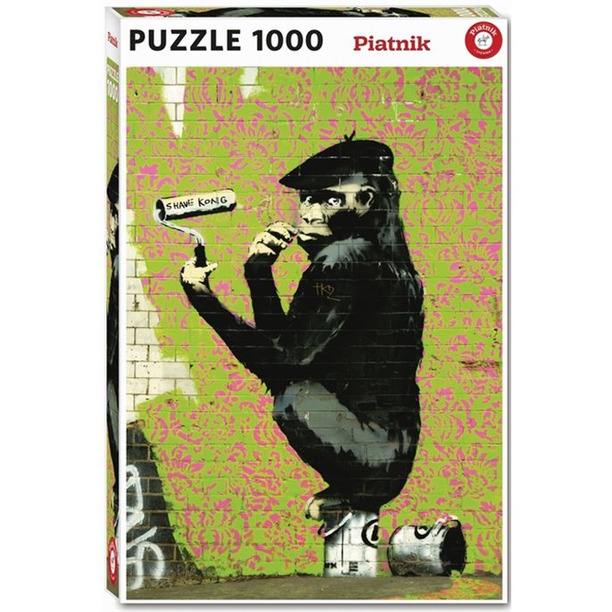 Puzzle : 1000 pièces - Banksy - Roller Chimp