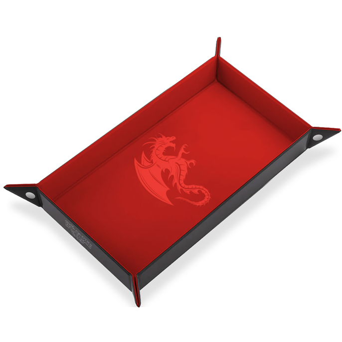 Piste de dés Couloir - Dragon Rouge - Cuir et velours