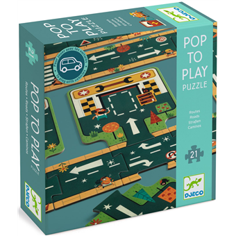 Puzzle Géant : 21 pièces - Routes