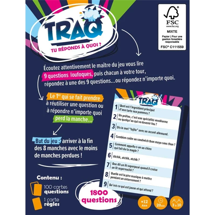 TRAQ : Tu Réponds à Quoi ?