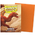 Protège-cartes : 63x88mm - Matte Amber - Dragon Shield - Lot de 100