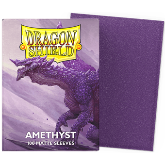 Protège-cartes : 63x88mm - Matte Amethyst - Dragon Shield - Lot de 100