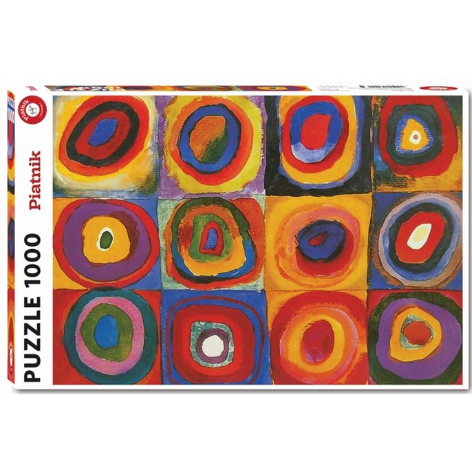 Puzzle : 1000 pièces - Kandinsky - Carrés avec cercles