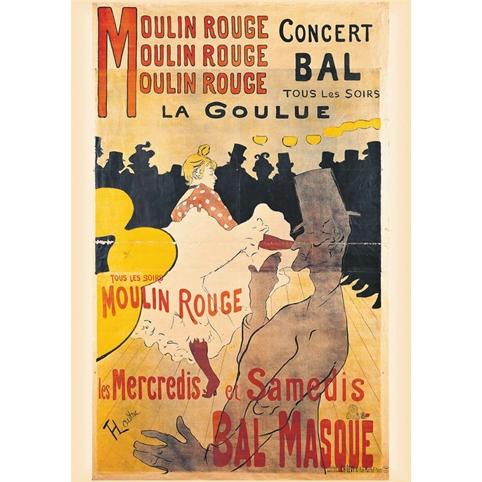 Puzzle : 1000 pièces - Toulouse-Lautrec - La Goulue
