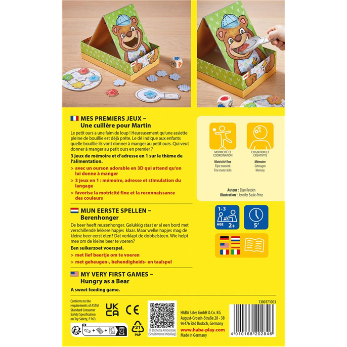 Mes premiers jeux : Une cuillère pour Martin