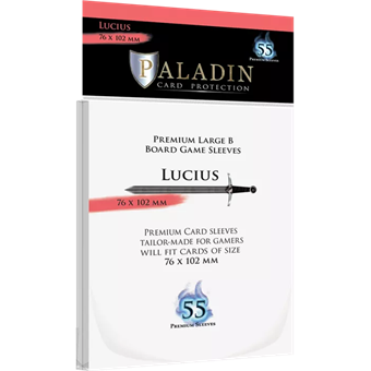 Protège-cartes : 76x102mm - Paladin Lucius - Lot de 55