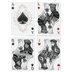 54 Cartes Bicycle : Alice of Wonderland : Argent