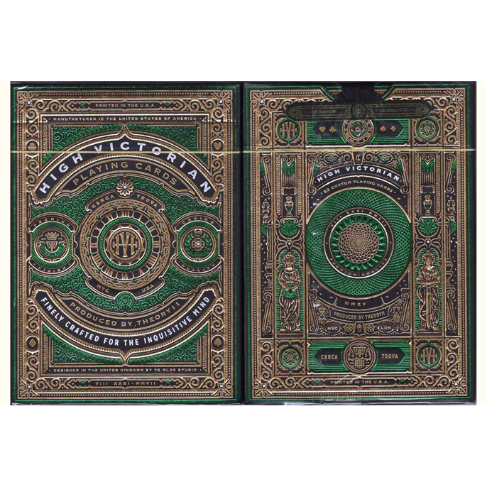 54 Cartes : High Victorian vert