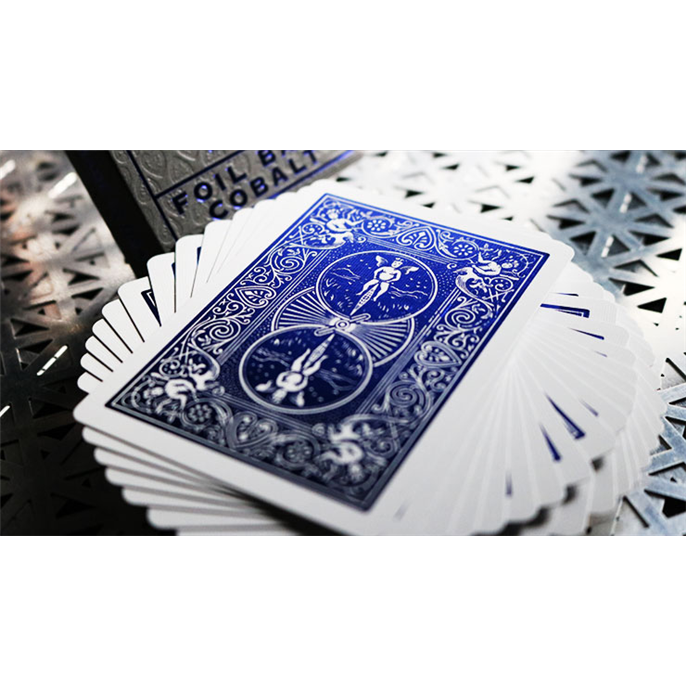 54 Cartes Bicycle : MetalLuxe Cobalt V2