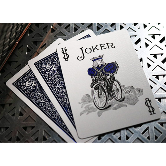 54 Cartes Bicycle : MetalLuxe Cobalt V2