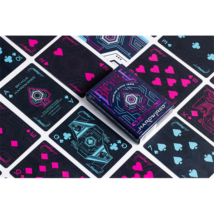 54 Cartes Bicycle : Cyberpunk Hardwired