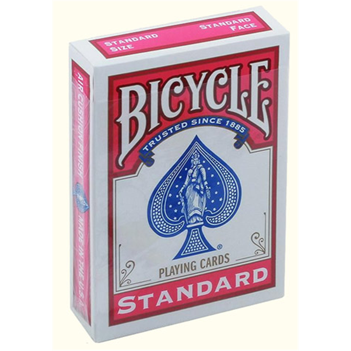 54 Cartes Bicycle : rose fuchia