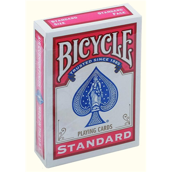 54 Cartes Bicycle : rose fuchia