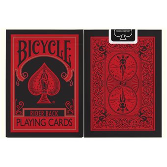 54 Cartes Bicycle : Reverse (Rouge & Noir)