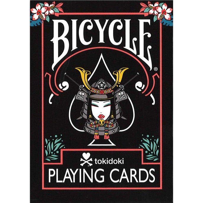 54 Cartes Bicycle : Tokidoki Noir