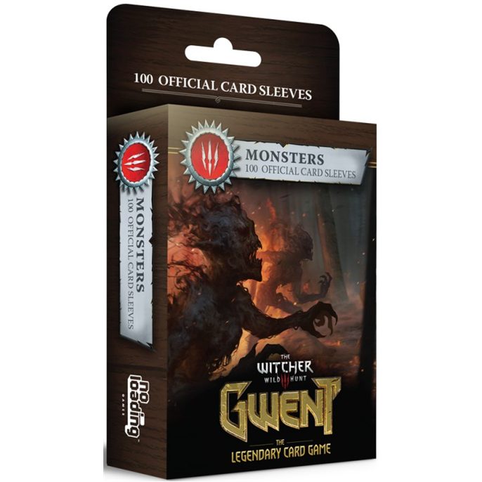 Gwent : Protège-cartes - Faction Monstres - Lot de 100