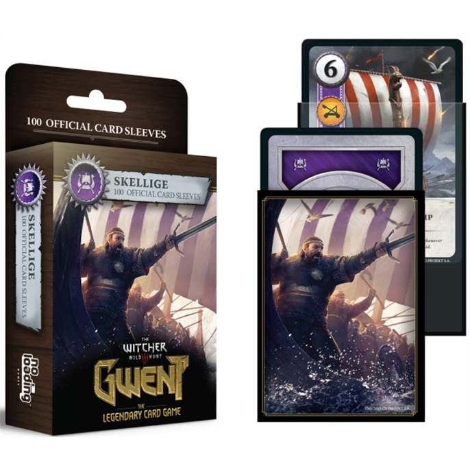 Gwent : Protège-cartes - Faction Skellige - Lot de 100