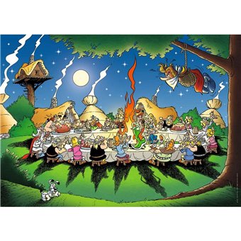 Puzzle : 1500 pièces - Le banquet d'Astérix