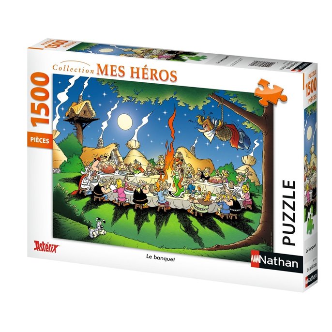Puzzle : 1500 pièces - Le banquet d'Astérix