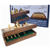 Échecs : Coffret en bois pliant 18cm - Pièces magnétiques