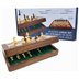Échecs : Coffret en bois pliant 28cm - Pièces magnétiques