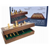 Échecs : Coffret en bois pliant 30cm - Pièces magnétiques