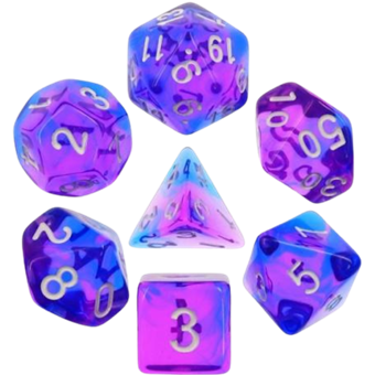 Set de dés : Indigo Sea