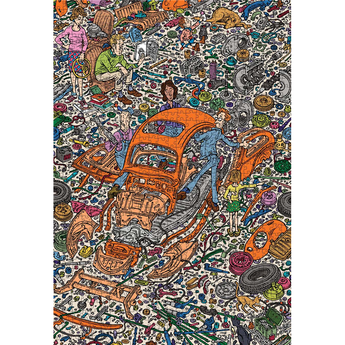 Puzzle : 1000 pièces - Aschwanden- The Exploded Beetle