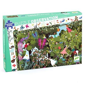 Puzzle : 100 pièces - Jeux au Jardin