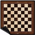 Échecs : Tapis néoprène Bois T5