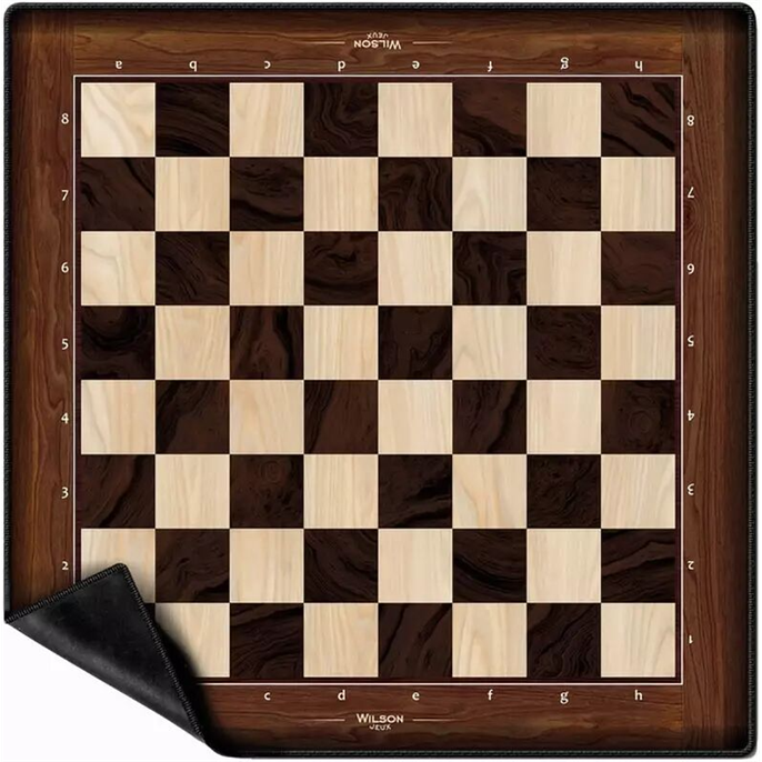 Échecs : Tapis néoprène Bois T5