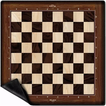 Échecs : Tapis néoprène Bois T5