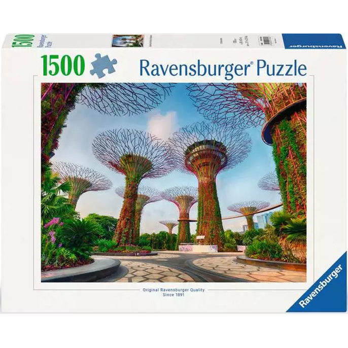 Puzzle : 1500 pièces - Jardin de la baie de Singapour