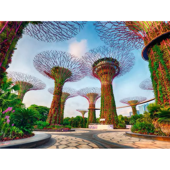 Puzzle : 1500 pièces - Jardin de la baie de Singapour