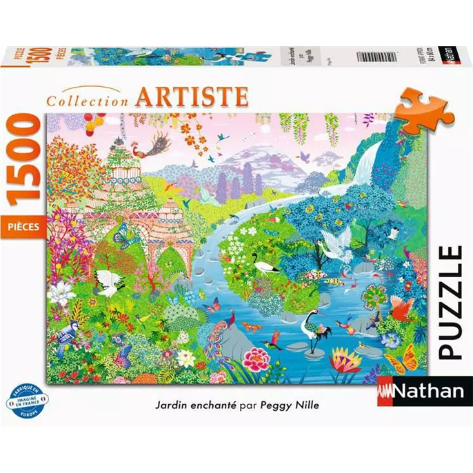 Puzzle : 1500 pièces - Jardin enchanté - Peggy Nille
