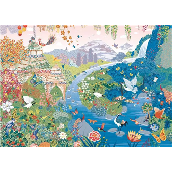 Puzzle : 1500 pièces - Jardin enchanté - Peggy Nille