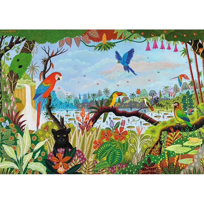 Puzzle : 1500 pièces - Jungle Animée - Alain Thomas
