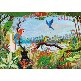 Puzzle : 1500 pièces - Jungle Animée - Alain Thomas