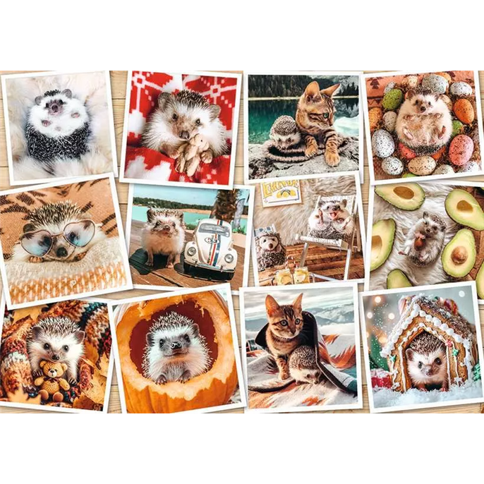 Puzzle : 1500 pièces - Les aventures du hérisson