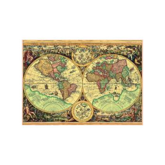 PUZZLE : MAPPEMONDE HISTORIQUE x2000